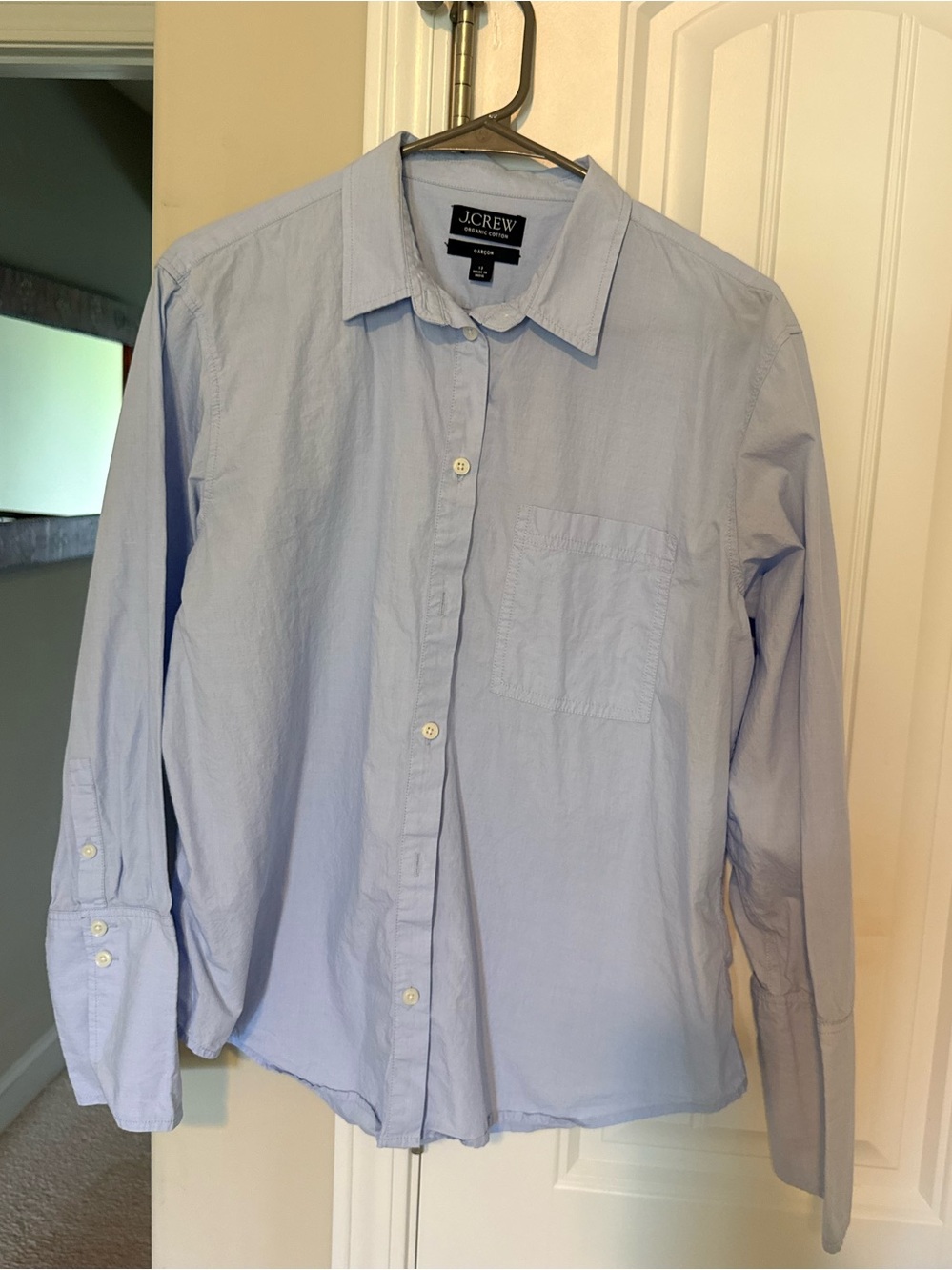J. Crew Women’s Light Blue Classic Button-Down Shirt